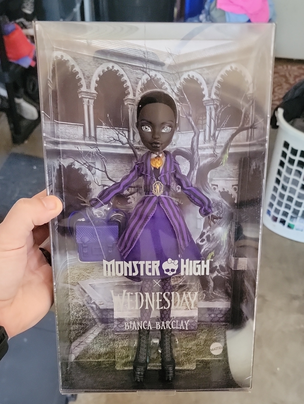 monster high Bianca Barclay Doll - Purple, Black, Yellow